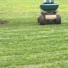 Excellent-core-aeration-and-over-seeding-job-in-Greenville-SC 0