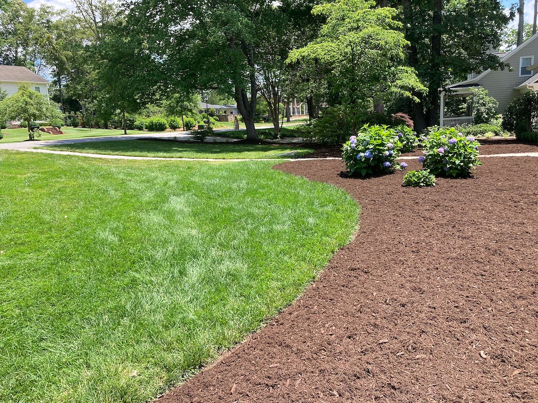 Excellent Mulching Project in Greenville, SC
